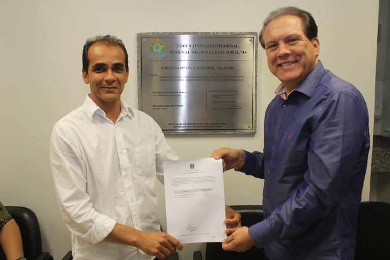 Dr. Carlinhos protocolou registro de candidatura à prefeitura de Iguatemi