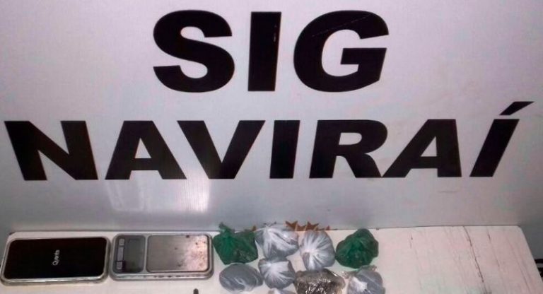 Polícia Civil fecha “Boca de fumo” e prende jovem de 18 anos que comandava o local em Naviraí