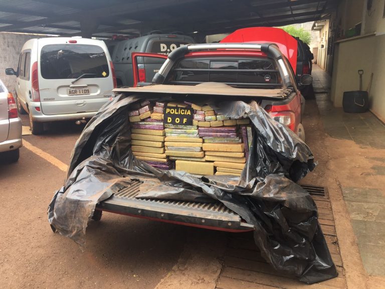 Interceptada carga de maconha que  viajaria mais de 2 mil km até a Bahia