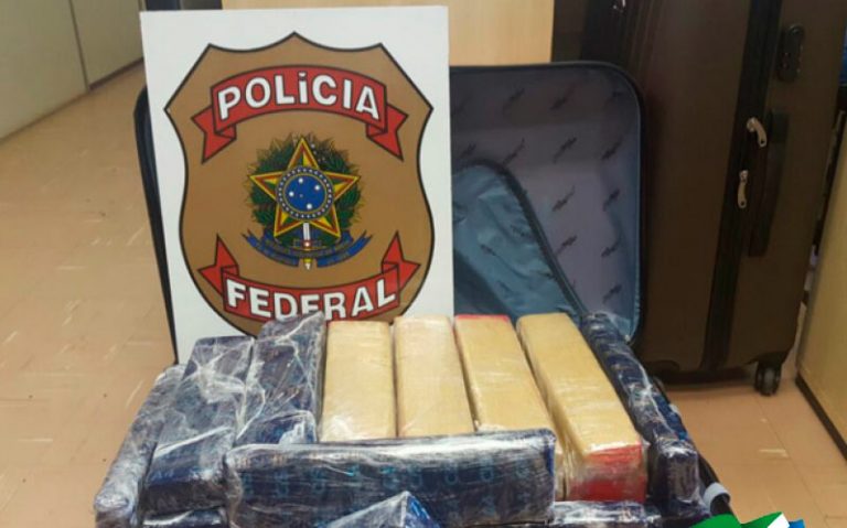 Maconha é apreendida em mala de jovem no aeroporto da capital de MS