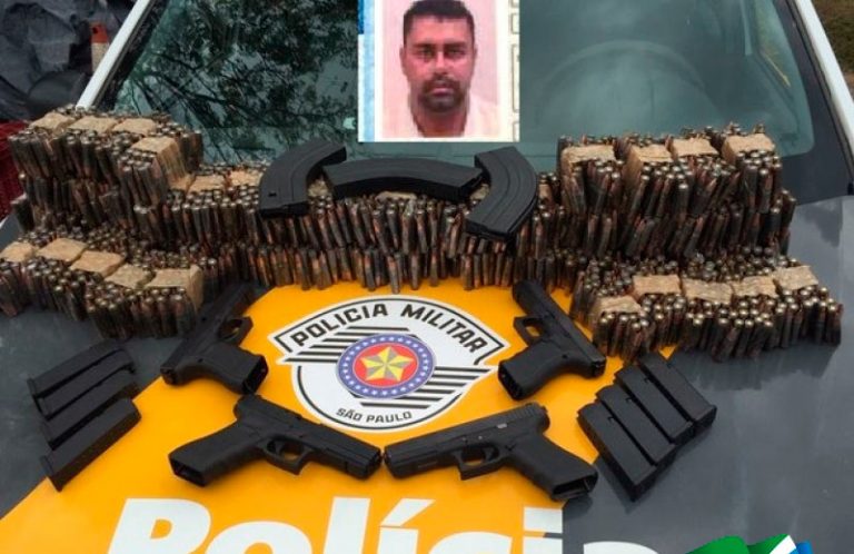Morador de Itaquiraí é preso em SP com carregamento de armas que teria saído de Naviraí