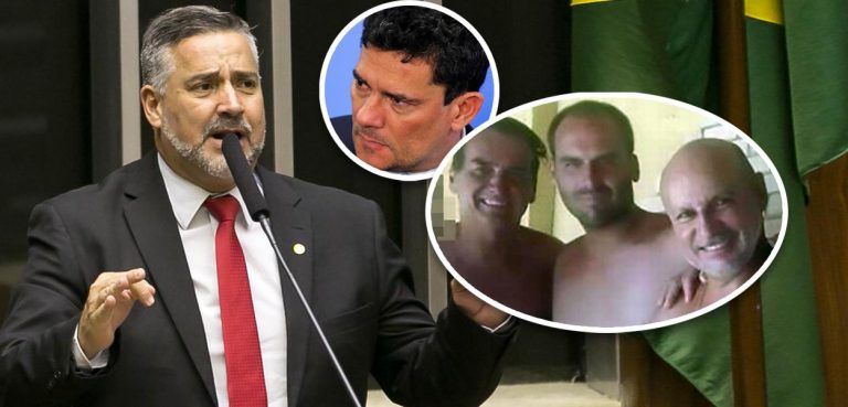 Pimenta acusa Moro de blindar Queiroz para proteger o clã Bolsonaro