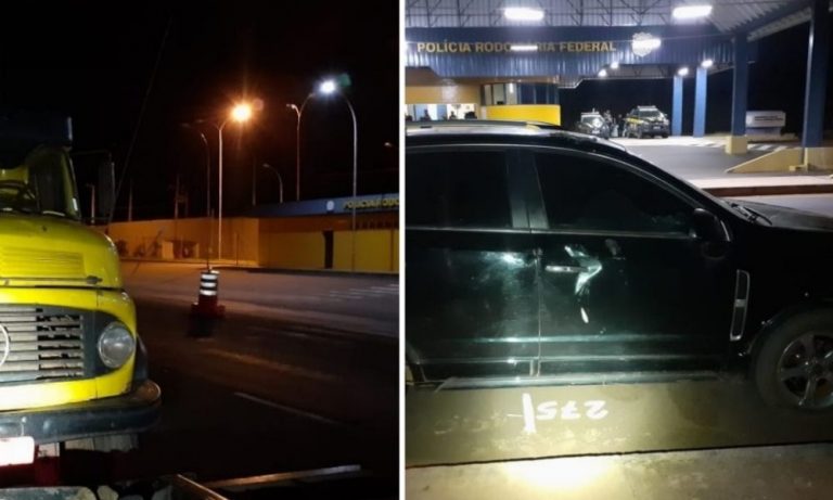 PF e PRF interceptam comboio de contrabandistas em Francisco Alves