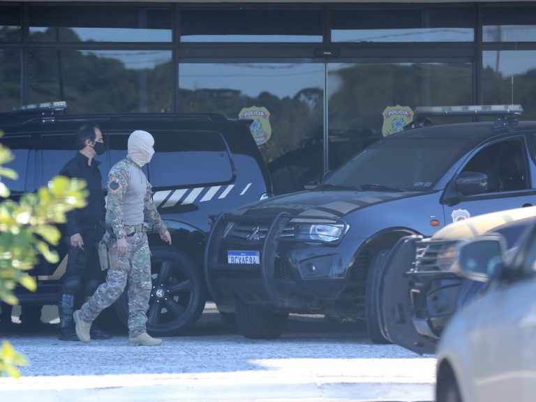 Ex-ministro Sérgio Moro depõe à Polícia Federal, em Curitiba