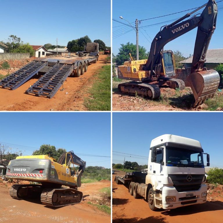 JÁ SE ENCONTRA EM MUNDO NOVO EMPREITEIRA QUE FARÁ AS OBRAS NA AVENIDA RIO BRANCO