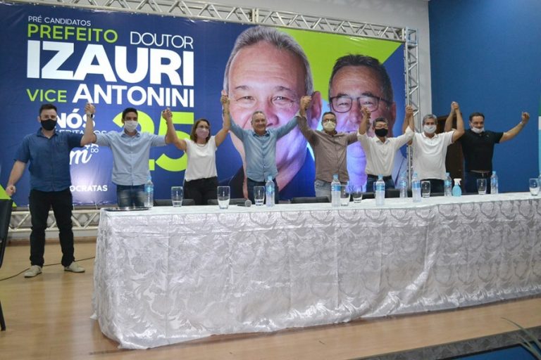 DEM e PP oficializam Izauri e Antonini para a prefeitura de Naviraí
