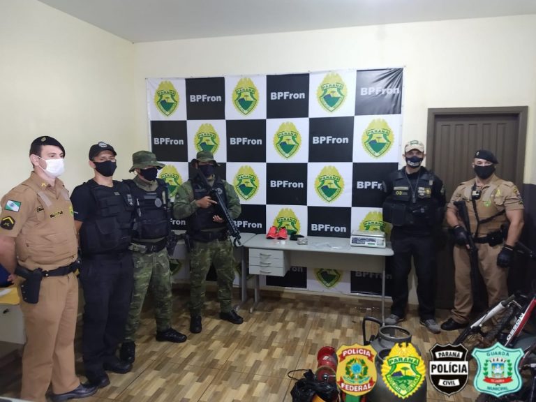 Ação policial resulta na detenção suspeitos e apreensão de drogas em Guaíra