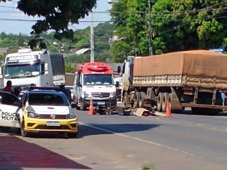 Motociclista morre em grave acidente em Guaíra