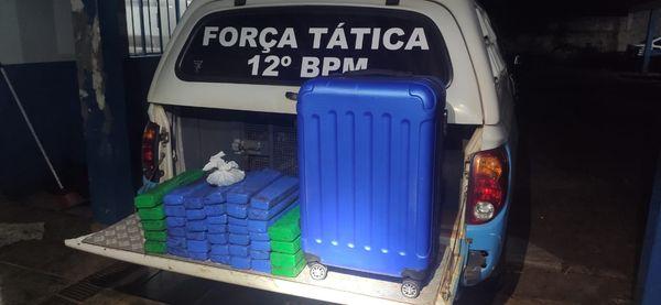 Polícia Militar de Eldorado apreende adolescente por tráfico de drogas e apreende quase 32 quilos de maconha