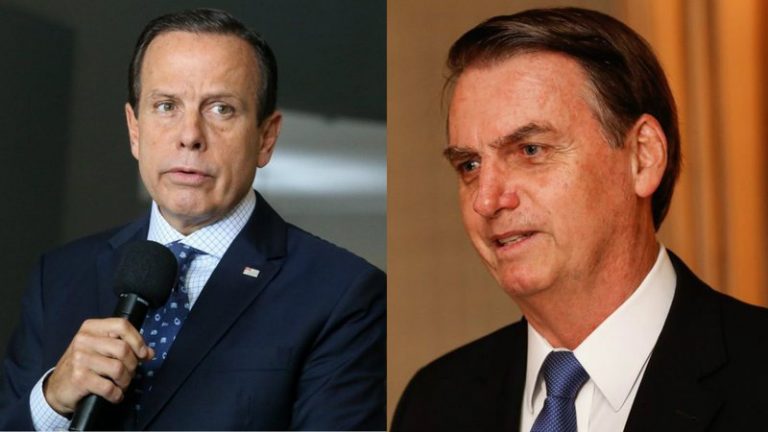 Após ser chamado de ‘patife’ por Bolsonaro, Doria pede ‘calma’ ao presidente