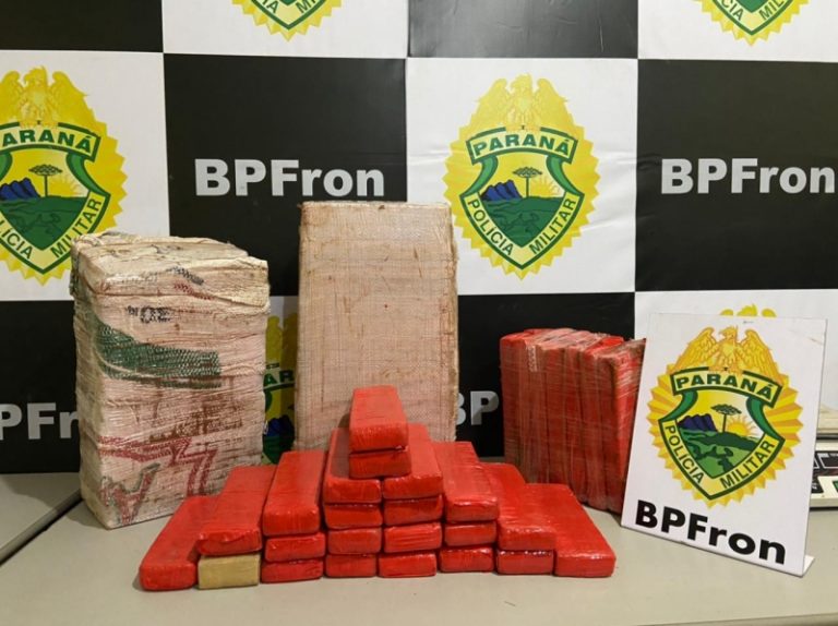 BPFron localiza mais de 50 kg de maconha em residência, em Guaíra