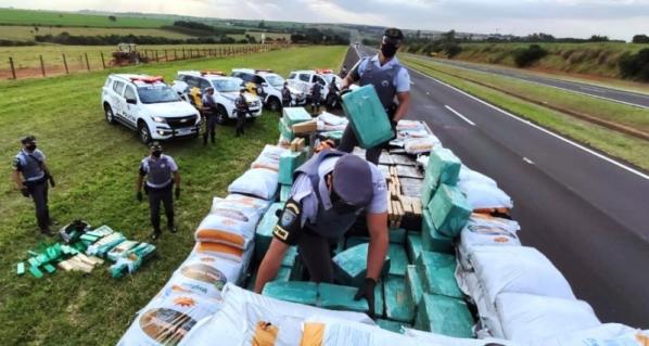 Morador de Itaquiraí é preso em Araçatuba com 2,3 toneladas de maconha