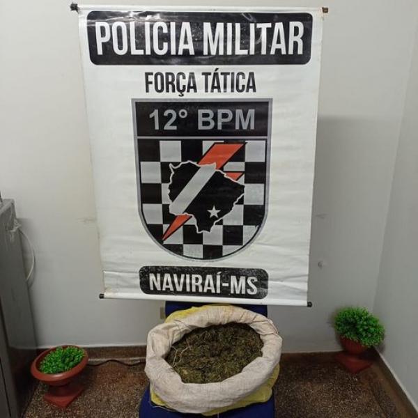 Polícia Militar de Mundo Novo prende homem por tráfico de drogas