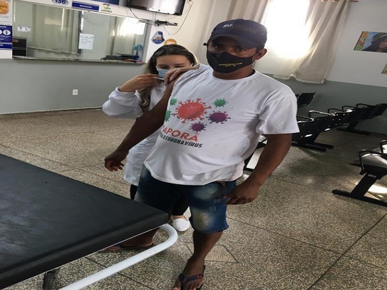 Japorã segue imunizando, chegou a vez da população com idade acima de 35 anos