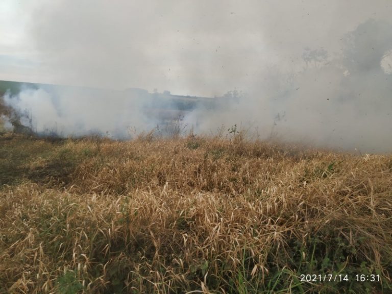 Bombeiros combatem incêndio de grandes proporções no interior de Guaíra e fazem alerta