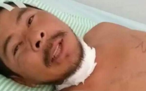 “Me seguraram e cortaram a minha garganta”, diz homem que foi enterrado vivo