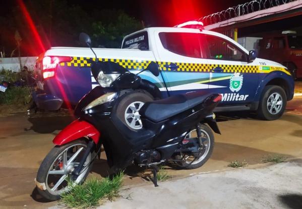 Polícia Militar de Naviraí recupera motoneta produto de furto/roubo