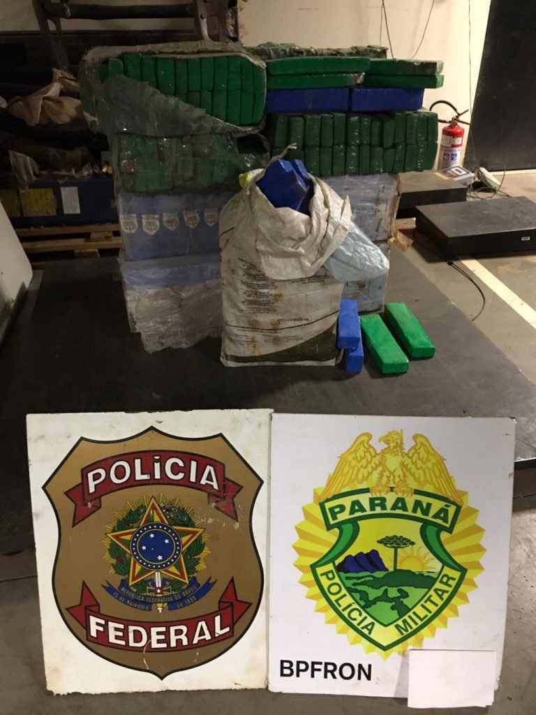 BPFron e PF apreendem mais de 300 Kg de maconha em Guaíra