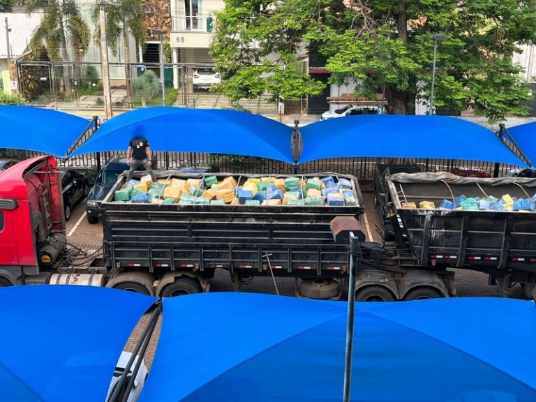 Polícia Federal de Guaíra realiza maior apreensão de drogas do ano no Brasil