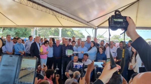 Dr. Lídio recebeu equipamentos para a agricultura familiar de Iguatemi