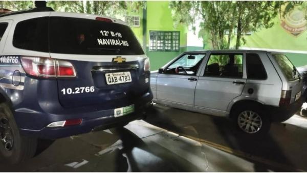 Polícia Militar de Naviraí recupera veículo furtado