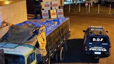 Photo of DOF apreende caminhão carregado com 25 mil pacotes de cigarro em Mundo Novo