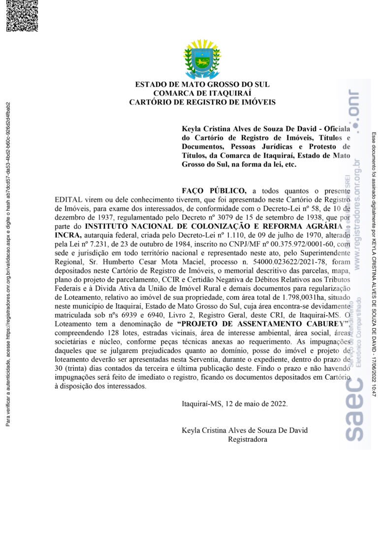 CERTIDAO -EDITAL CABUREY