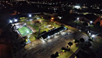 Photo of Com recursos da COSIP, Prefeitura de Iguatemi investe em moderna iluminação da praça J.F.L