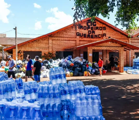 CTG DE CAMPO GRANDE ENVIOU 100 TONELADAS AO RS