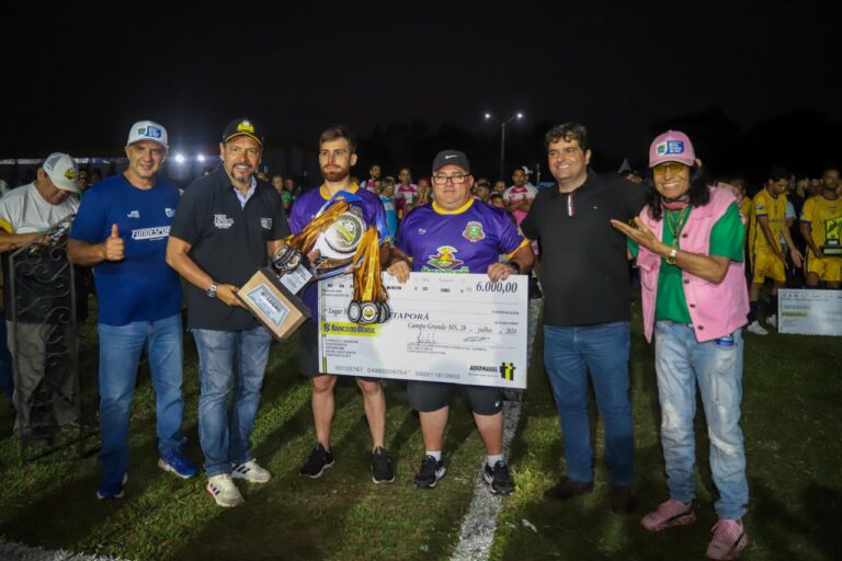 EQUIPE DE MUNDO NOVO É CAMPEÃ DA 20ª COPA ASSOMASUL