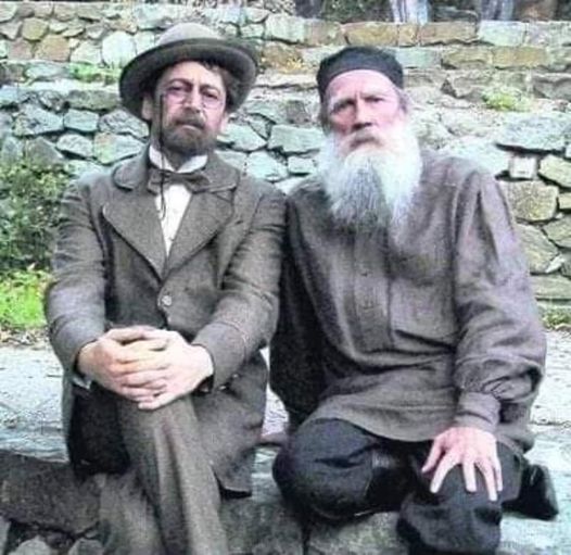 Leon Tolstói e Anton Tchekhov
