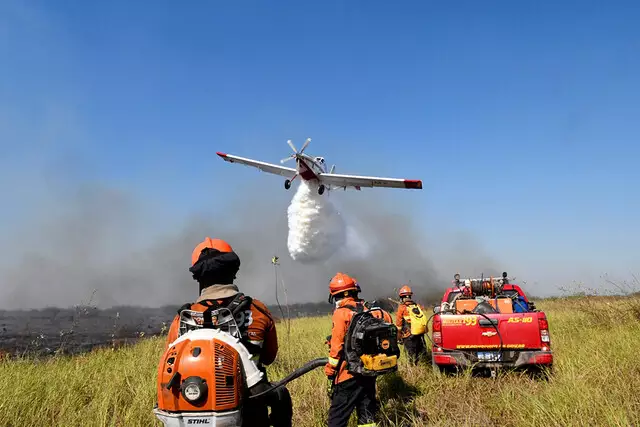CONSTRUÇÃO DE PISTAS PELO GOVERNO, AJUDA A COMBATER FOGO NO PANTANAL