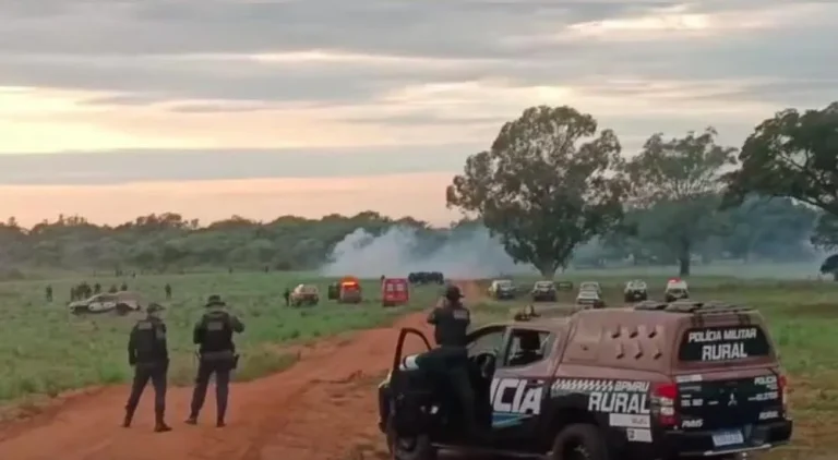 PM prende após invasão de fazenda em Amambai