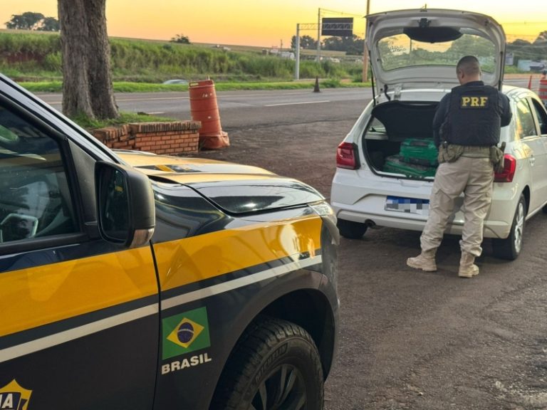 Motorista de aplicativo é preso com mais de 90 quilos de maconha em Marechal Rondon