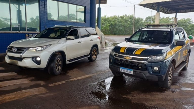 Caminhonete é furtada em Guaíra e recuperada pela PRF minutos depois