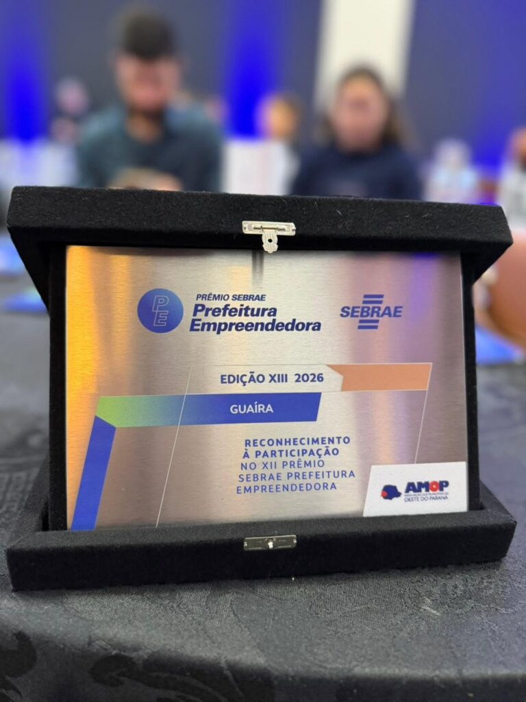 Guaíra conquista Selo Diamante e recebe reconhecimento nacional em Brasília