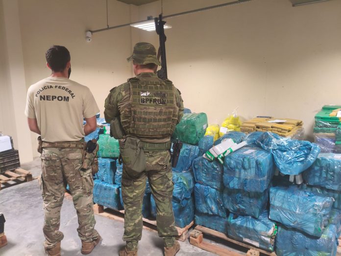 Ação conjunta apreende 1,5 tonelada de maconha na divisa entre MS e PR