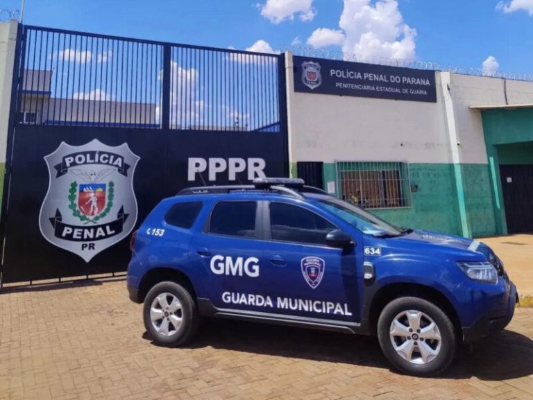Guarda Municipal cumpre mandado de prisão durante patrulhamento em Guaíra