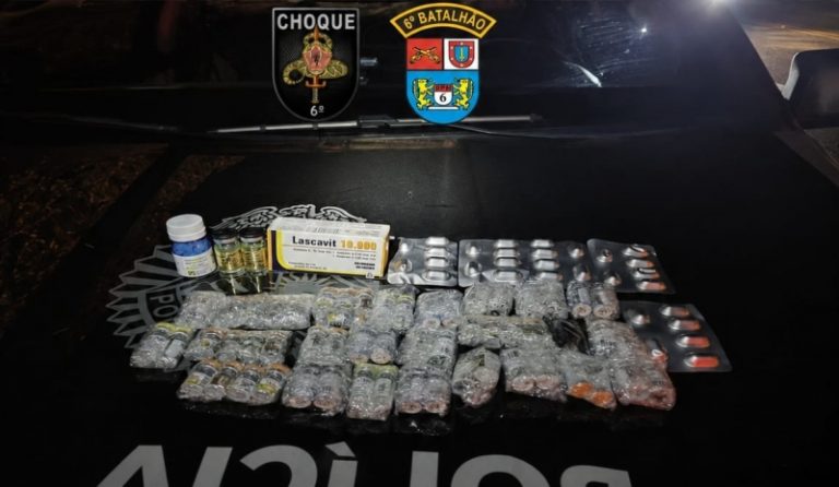 Choque apreende cigarros eletrônicos e medicamentos irregulares na BR-163, em Guaíra