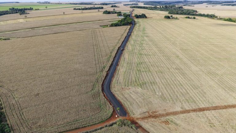 Guaíra – Pavimentação de Estrada na Comunidade do Salamanca avança e fortalece a infraestrutura rural
