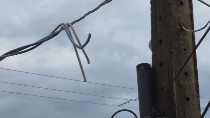 Guaíra – Furto de fios elétricos deixa residência sem energia