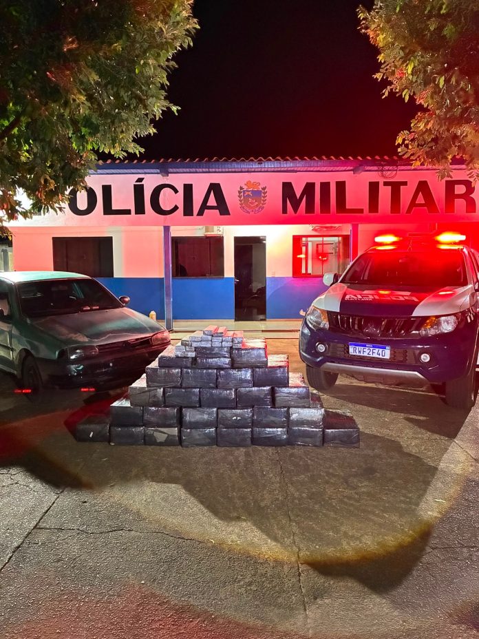 Carga de 556 quilos de maconha é interceptada pela Polícia Militar em Eldorado