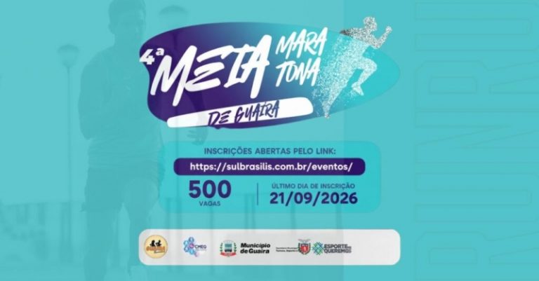 4ª Meia Maratona de Guaíra abre inscrições para 500 participantes