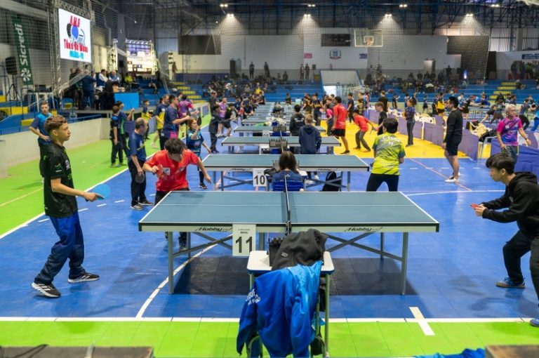 Guaíra recebe 5ª etapa do Campeonato Paranaense de Tênis de Mesa no final de semana com mais de 500 atletas