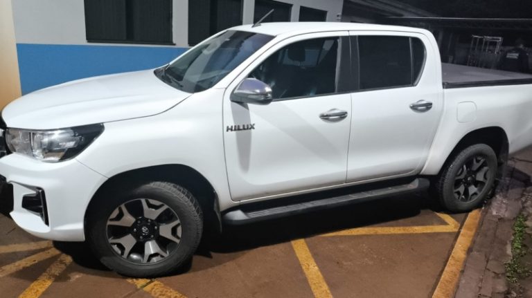 GM de Guaíra recupera Hilux antes do dono perceber o furto