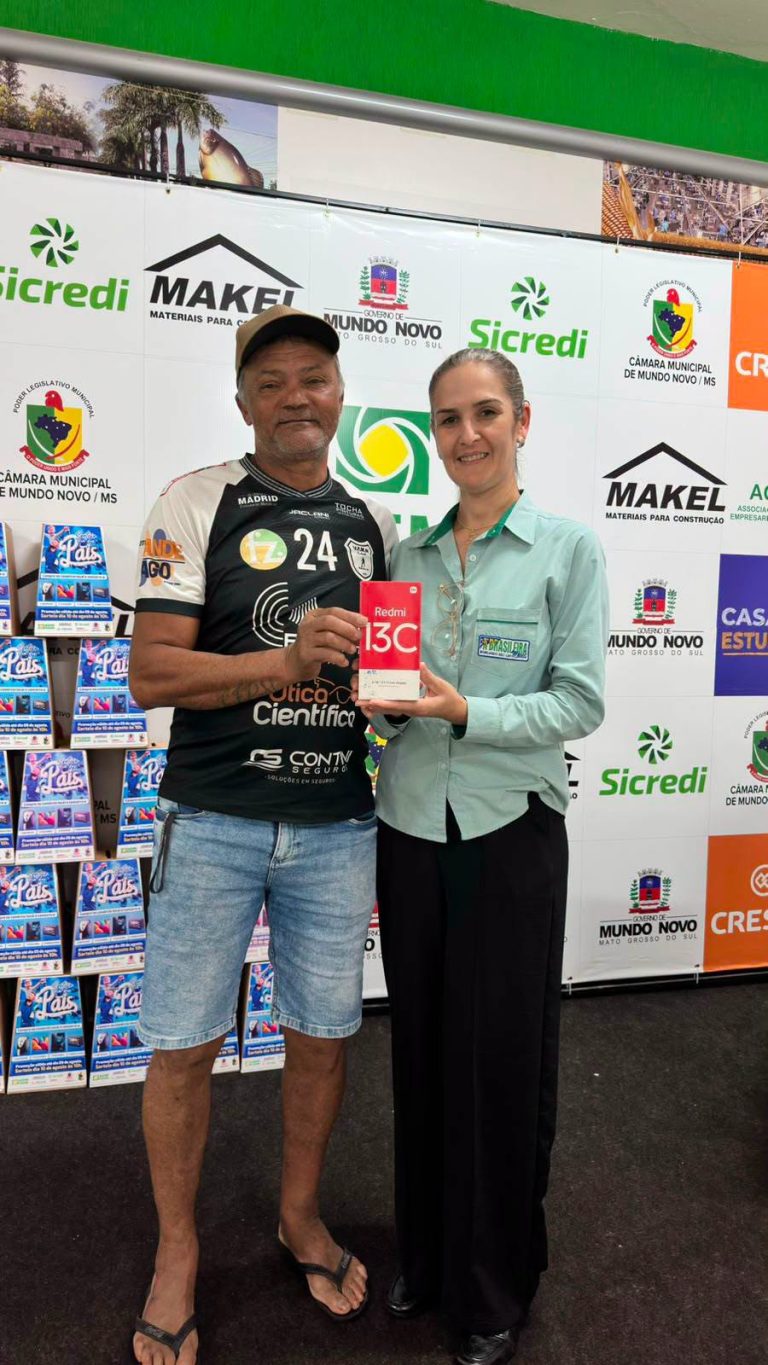 Campanha do Dia dos Pais valoriza o comércio de Mundo Novo e premia 20 consumidores